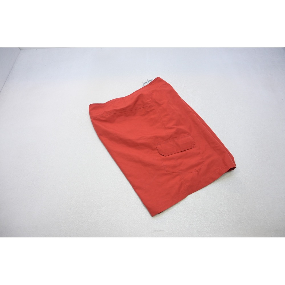 Columbia Board Shorts Mens 42 Red Omni-Shade Cargo Swim Trunks Excellent